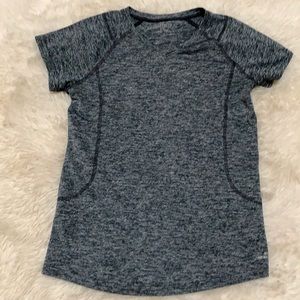 Heather Gray BCG girls large sports tee